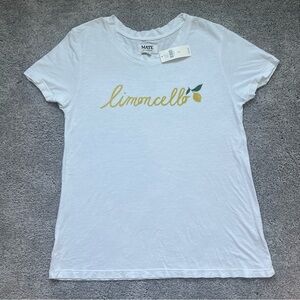 White "Limoncello" Graphic Tee
